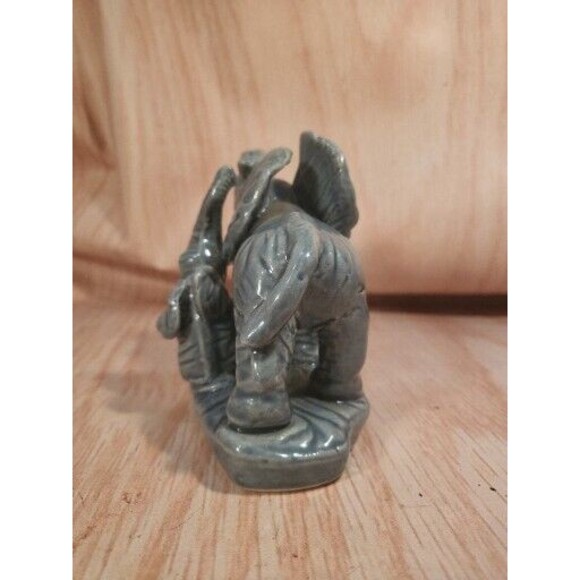 Ceramic Mama & Baby African Elephant s 4.5" by 4.5" 1 Handmade - Picture 4 of 12